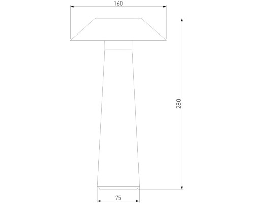 Уличная настольная лампа Future TL70200 Elektrostandard