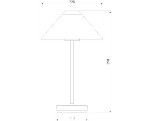 Уличная настольная лампа Mistery TL70210 Elektrostandard