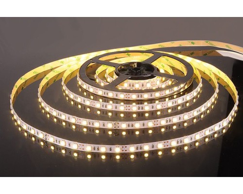 Светодиодная лента Лента светодиодная 12V 14,4W 60Led 5050 IP20 теплый белый, 5м Elektrostandard