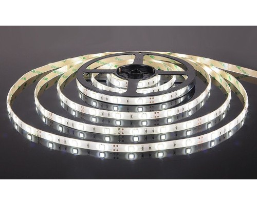 Светодиодная лента Лента светодиодная 12V 7,2W 30Led 5050 IP65 холодный белый, 5м Elektrostandard