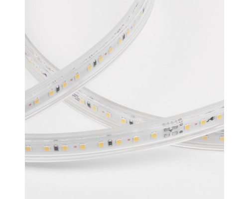 Светодиодная лента LS014 220V Лента светодиодная 220V 8W 60Led 2835 IP65 дневной белый, 50 м Elektrostandard