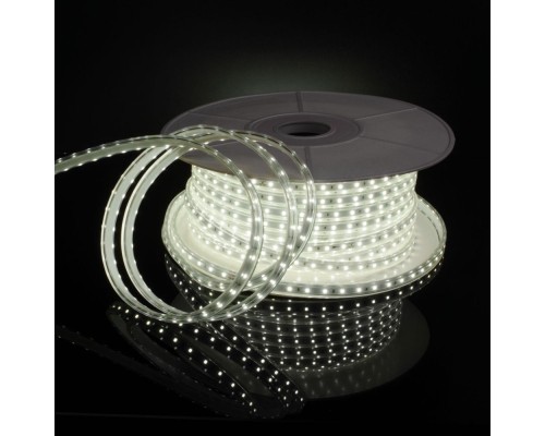 Светодиодная лента LS014 220V Лента светодиодная 220V 8W 60Led 2835 IP65 холодный белый, 50 м Elektrostandard