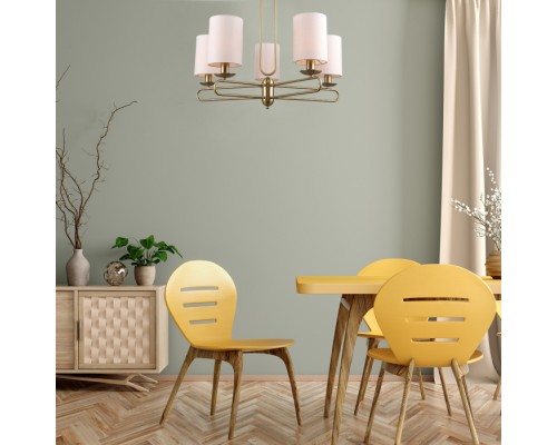 Потолочная люстра Eclipse 10166/5PL Brass Escada