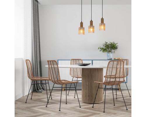 Подвесной светильник Rain 10189/3S Brass Escada