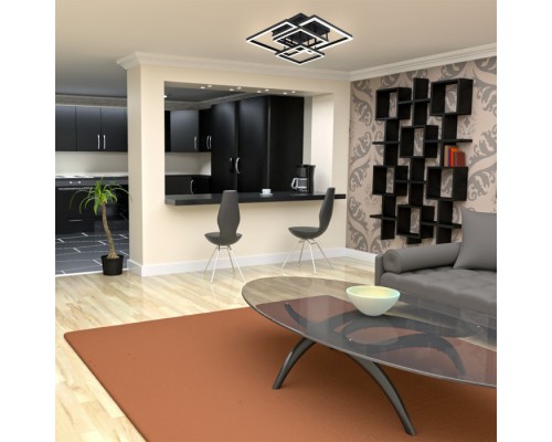 Потолочная люстра Union 10229/4LED Black Escada