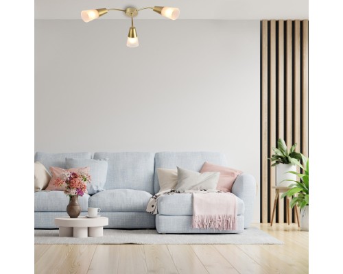Потолочная люстра Aquilegia 1100/3P Gold Escada