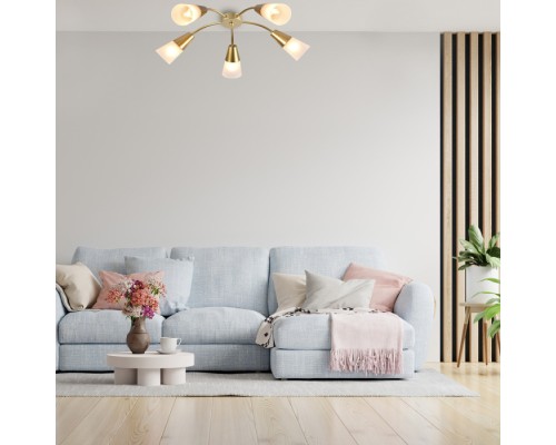 Потолочная люстра Aquilegia 1100/5P Gold Escada