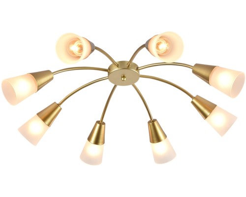 Потолочная люстра Aquilegia 1100/8P Gold Escada