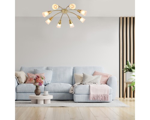 Потолочная люстра Aquilegia 1100/8P Gold Escada