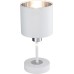 Интерьерная настольная лампа Denver 1109/1 White/Silver Escada