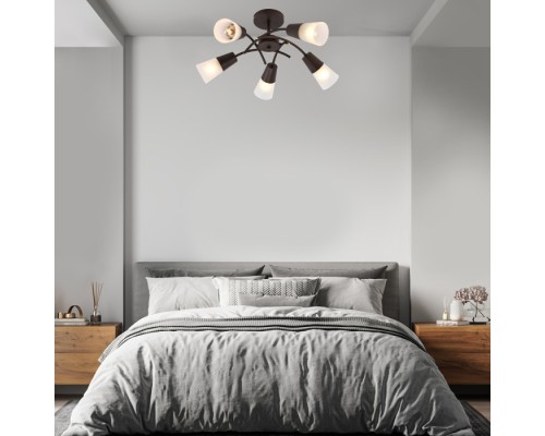 Потолочная люстра Calla 1109/5P Wenge Escada