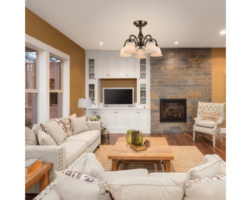 Потолочная люстра Versailles 1114/5PL Bronze Escada