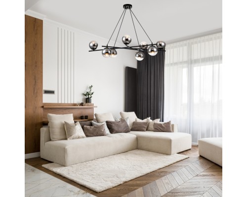 Подвесной светильник Balance 1119/8S Black Escada