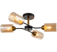 Потолочная люстра Vertigo 1131/4P Black/Gold Escada