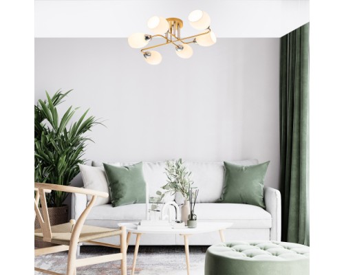 Потолочная люстра Hope 1132/6P Gold Escada