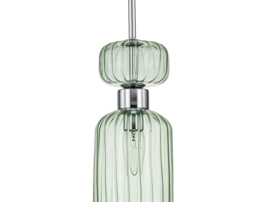 Подвесной светильник Gloss 1141/1S Chrome/Green Escada