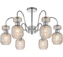 Потолочная люстра Gloss 1141/6PL Chrome/Beige Escada