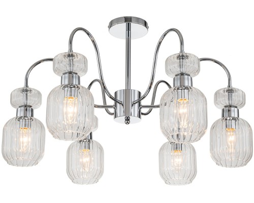 Потолочная люстра Gloss 1141/6PL Chrome/Clear Escada