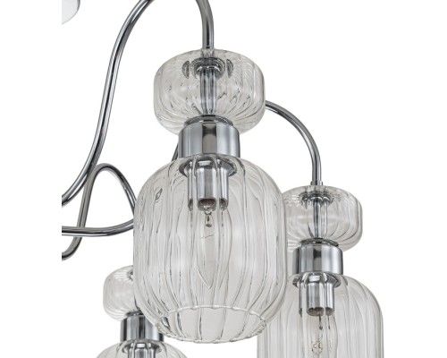 Потолочная люстра Gloss 1141/6PL Chrome/Clear Escada