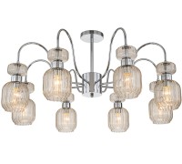 Потолочная люстра Gloss 1141/8PL Chrome/Beige Escada