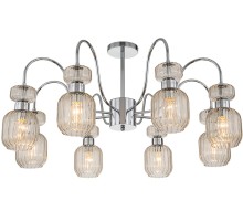 Потолочная люстра Gloss 1141/8PL Chrome/Beige Escada