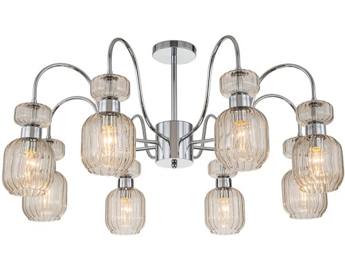 Потолочная люстра Gloss 1141/8PL Chrome/Beige Escada