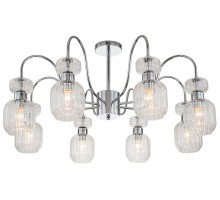 Потолочная люстра Gloss 1141/8PL Chrome/Clear Escada