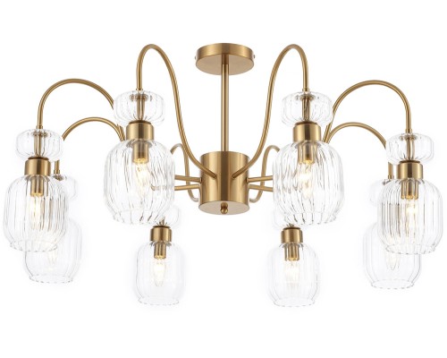 Потолочная люстра Gloss 1141/8PL Clear Escada