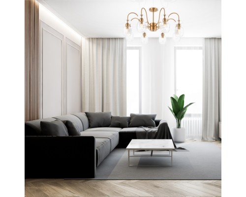 Потолочная люстра Gloss 1141/8PL Clear Escada