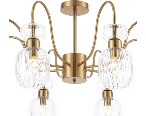 Потолочная люстра Gloss 1141/8PL Clear Escada