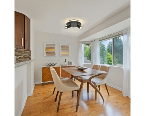 Настенно-потолочный светильник 20046LED 20046SMA/02LED BK Escada