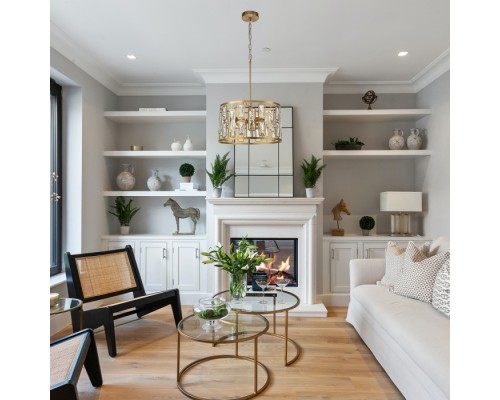 Подвесная люстра Glow 2102/4S Gold Escada