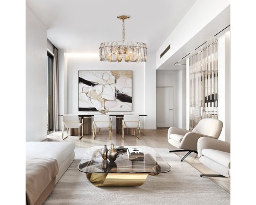 Подвесная люстра Arabana 2114/8S Gold Escada