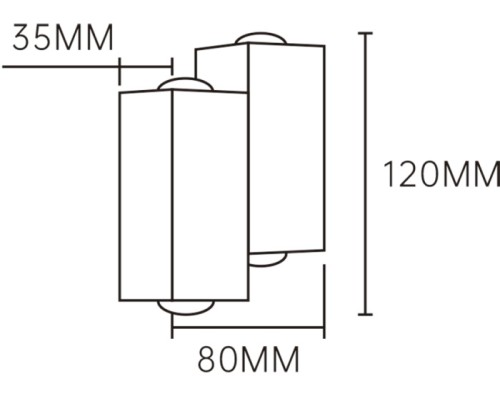 Архитектурная подсветка 30005LED 30005W/02LED Escada