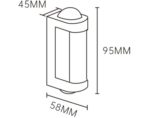 Настенный светильник уличный 30006LED 30006W/01LED Escada