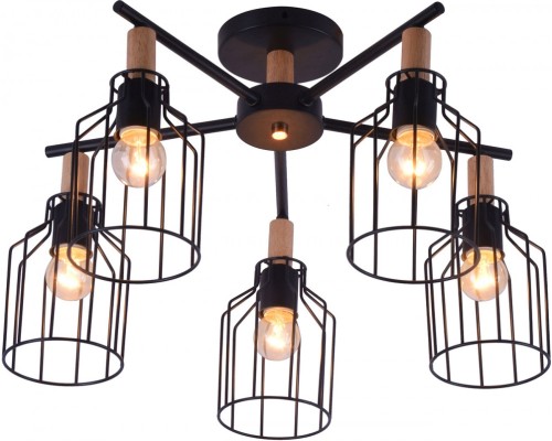 Потолочная люстра  469/5PL Black Escada