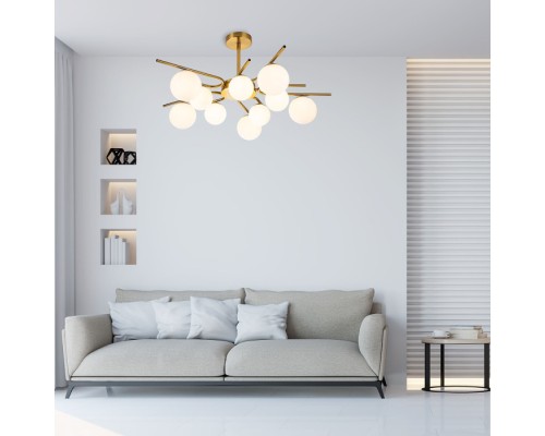 Потолочная люстра Sphere 642/10P Brass Escada