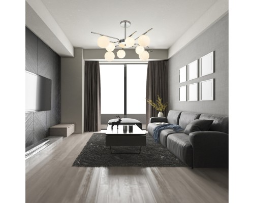 Потолочная люстра Sphere 642/8P Silver Escada