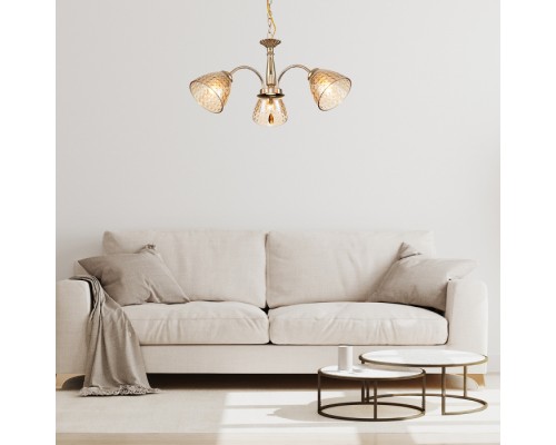 Подвесная люстра Freesia 658/3PL Gold Escada