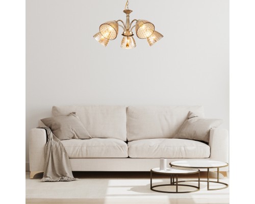 Подвесная люстра Freesia 658/5PL Gold Escada