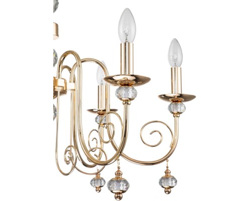 Подвесная люстра Shine 678/6PL Gold Escada