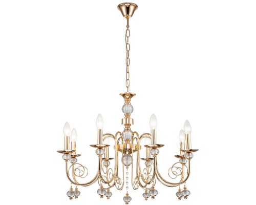 Подвесная люстра Shine 678/8PL Gold Escada