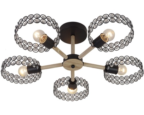 Потолочная люстра Banjo 679/5P Black Escada