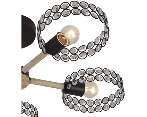 Потолочная люстра Banjo 679/5P Black Escada