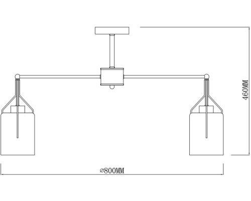 Потолочная люстра Divita 688/8P Escada