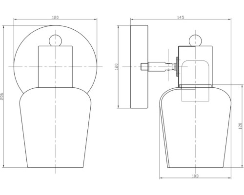 Спот Wood 691/1A Escada