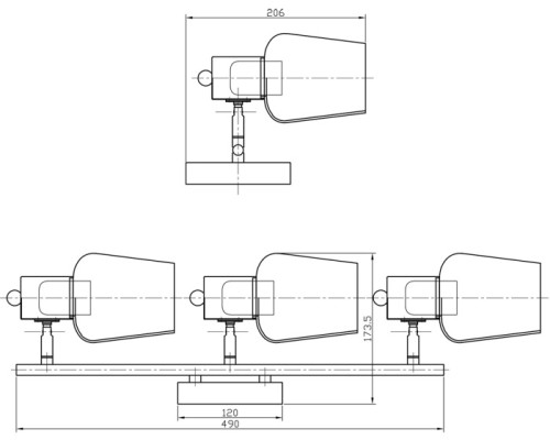 Спот Wood 691/3P Escada