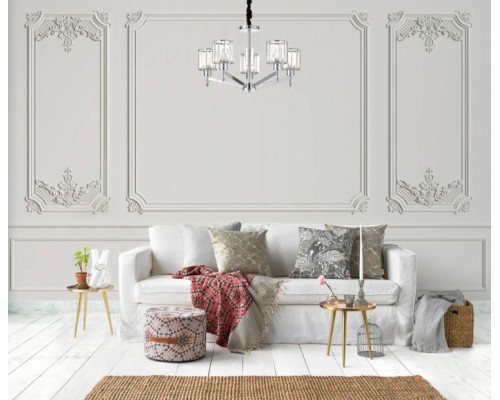 Подвесная люстра  691/5S (Chrome) Escada