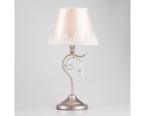 Настольная лампа Incanto 01022/1 серебро Eurosvet