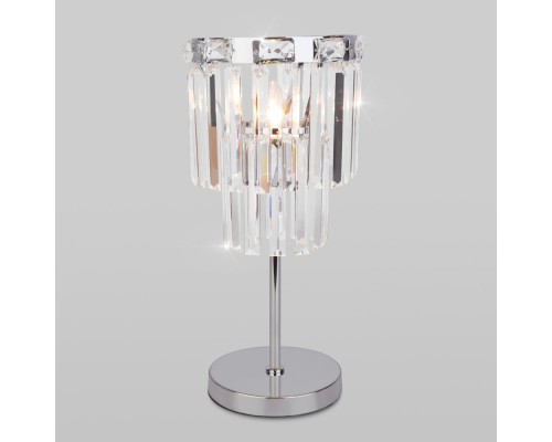 Интерьерная настольная лампа Elegante 01136/1 хром Eurosvet